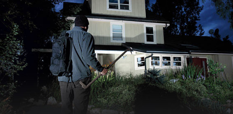 敷地内への侵入者を監視